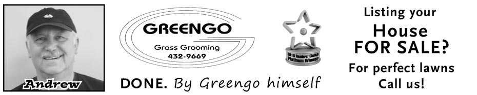Ad - Listing your house for sale? For perfect lawns call Greengo (613)432-9669
